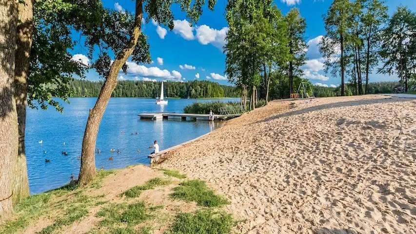Apartament wakacyjny dla 4 osób, z sauna i ogród, zwierzęta dozwolone na Mazury