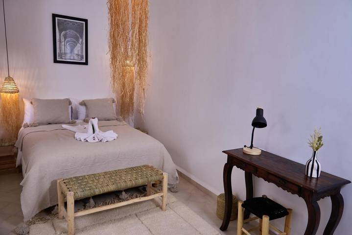 Riad pour 2 personnes, avec terrasse et vue au Maroc
