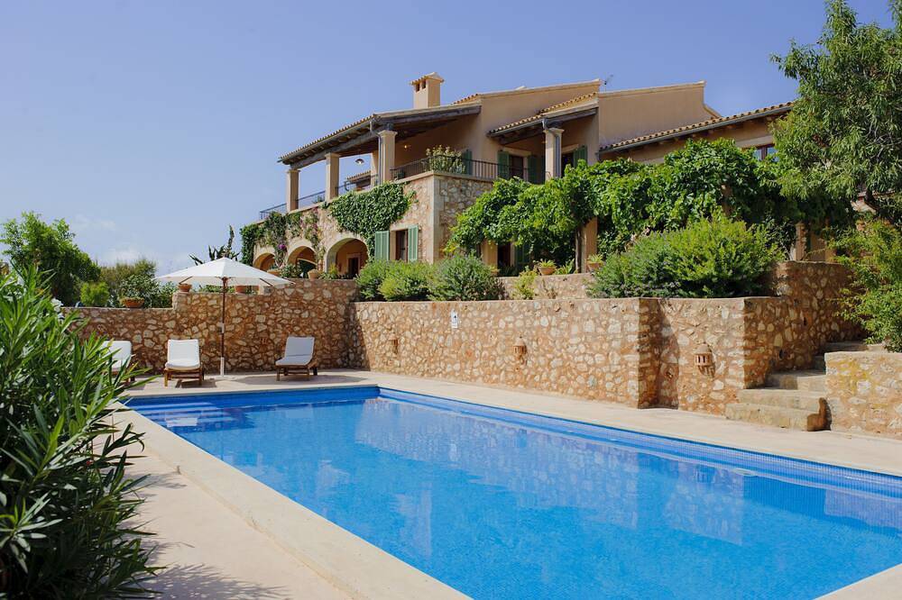 Traumfinca für 8 Personen auf dem Land mit herrlichem Ausblick. Privater Pool. in S'Alqueria Blanca, Santanyí