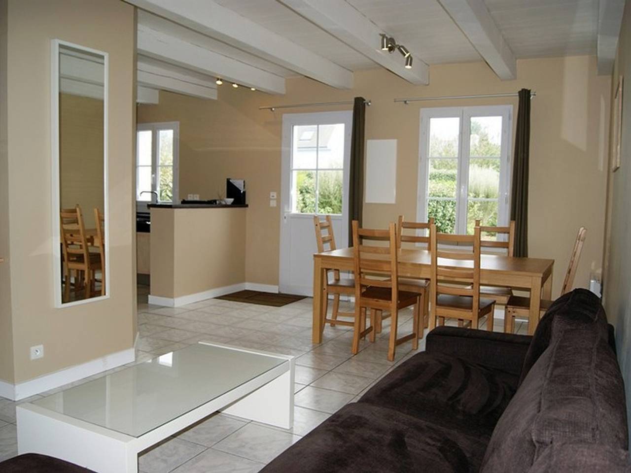 Reihenhaus mit Garten, 4 Betten, ruhig in Locmaria in Locmaria, Côte des Mégalithes