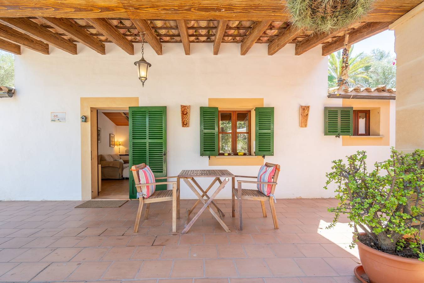 Bauernhaus 'Sa Bassa Crua Agroturismo 1' mit Gemeinschaftspool, privater Terrasse und Wlan in Llucmajor, Mallorcas Küste