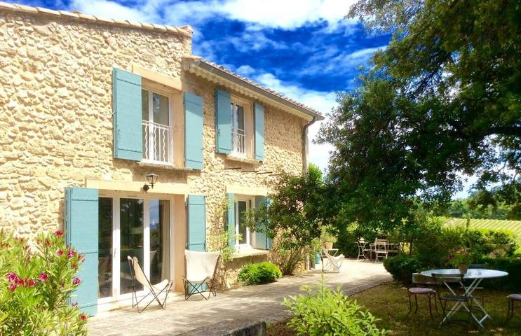 Chambre d’hôte pour 2 personnes, avec jardin ainsi que piscine et vue à Bédoin - 3