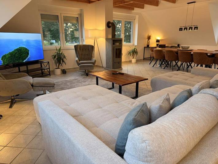 Ferienwohnung für 12 Personen, mit Terrasse und Ausblick