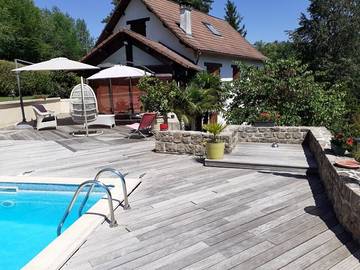 Chambre d’hôte pour 2 personnes, avec piscine et jardin en Corrèze