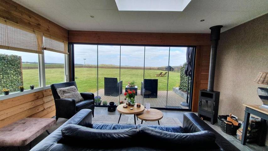 Chambre d’hôte pour 2 personnes, avec Terrasse et Jardin ainsi que Sauna et Vue dans Drenthe