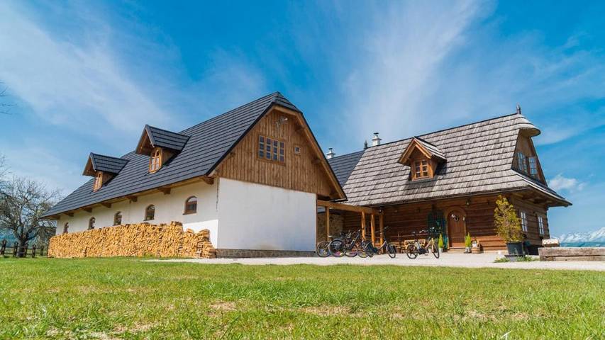 Dom gościnny dla 2 osób, z ogród i widok oraz sauna w Park Narodowy Słowacki Raj