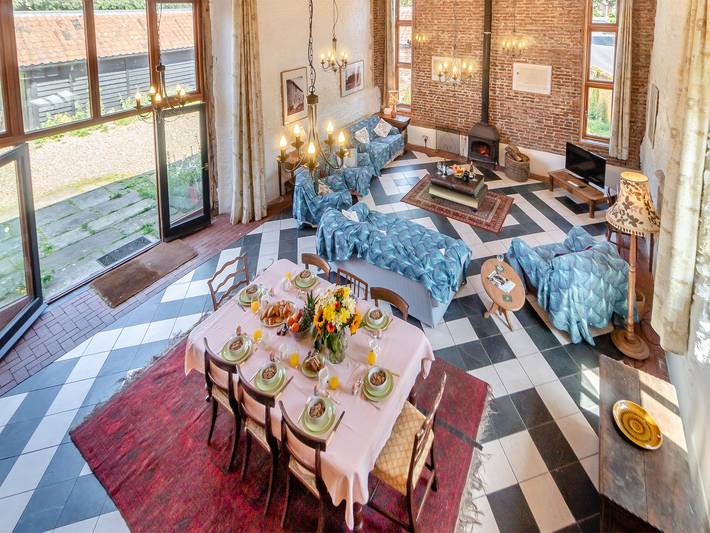 Cottage for 8 people, with garden in Norfolk