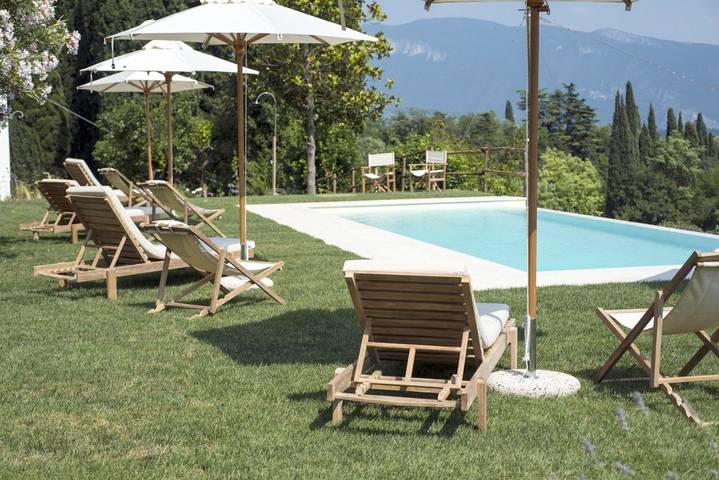 Bauernhof für 3 Personen, mit Ausblick und Garten sowie Pool und Seeblick am Gardasee - 3
