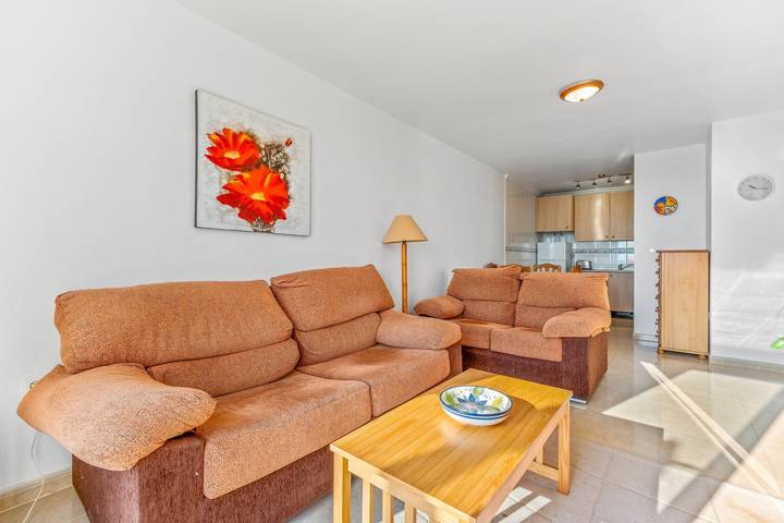 Apartamento entero, Apartamento en Bolnuevo con vistas al mar, piscina compartida, A/A y Wi-Fi in Bolnuevo, Mazarrón