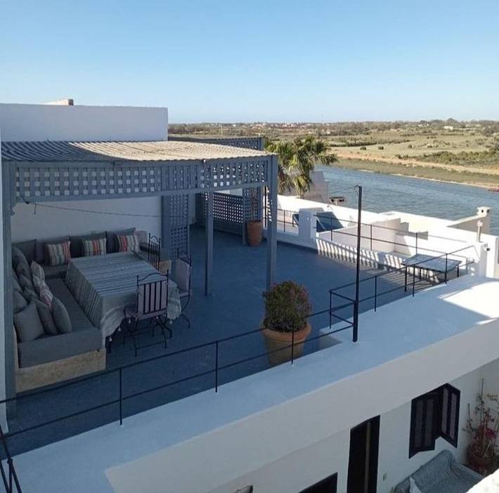 Chambre d’hôte pour 2 personnes, avec terrasse et vue, animaux acceptés à Azemmour