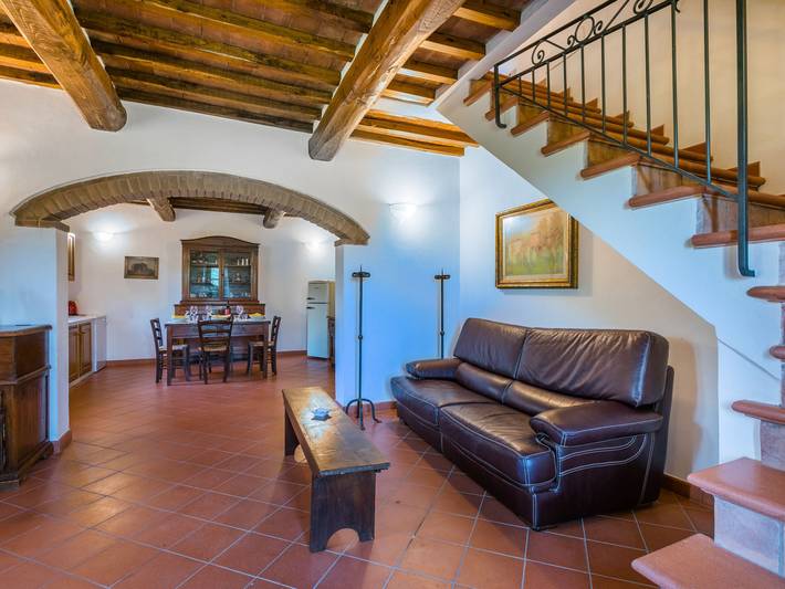Location de vacances pour 4 personnes, avec jardin ainsi que vue et terrasse à Castellina in Chianti - 4