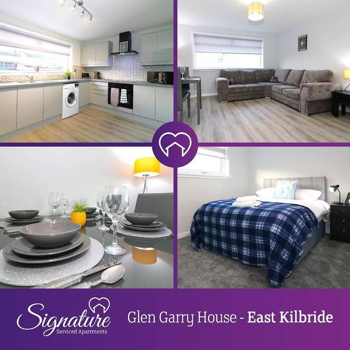 Apartment for 5 people, with garden, with pets in East Kilbride