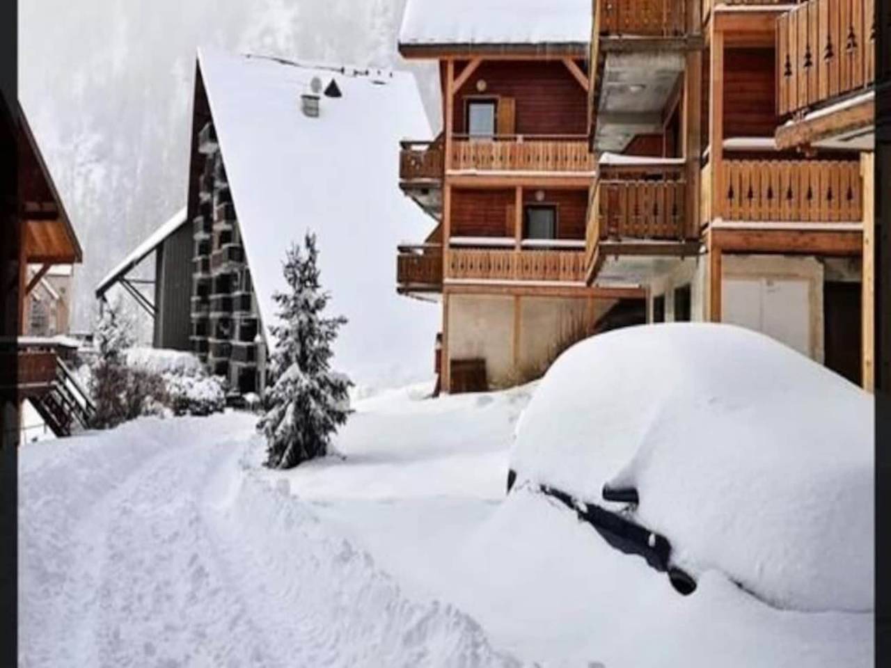 Apartamento entero, 3 Habitaciones para 6 Personas in Réallon, Parque Nacional de los Ecrins