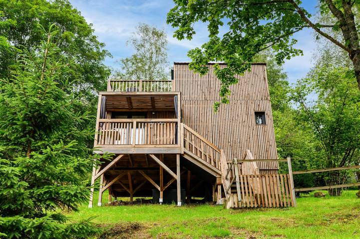 Chalet 'Gîte Le Pieraline' con vista sulle montagne, terrazza privata e Wi-Fi in Ventron, Parco naturale regionale dei Ballons des Vosges