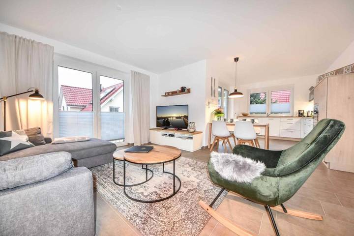 Ferienwohnung für 4 Personen, mit Sauna und Balkon in Korswandt