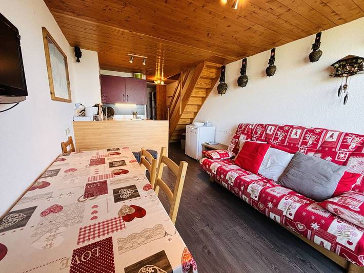 Location de vacances pour 6 personnes, avec balcon à Peisey-Nancroix