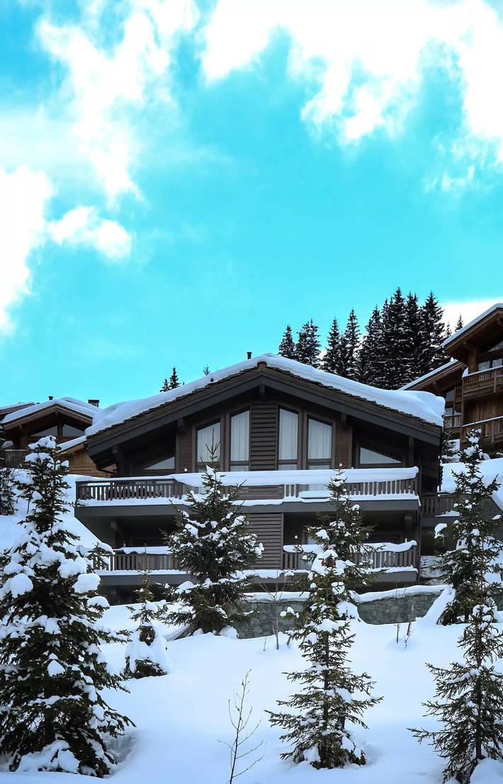 Chalet für 12 Personen, mit Balkon und Sauna sowie Pool, mit Haustier