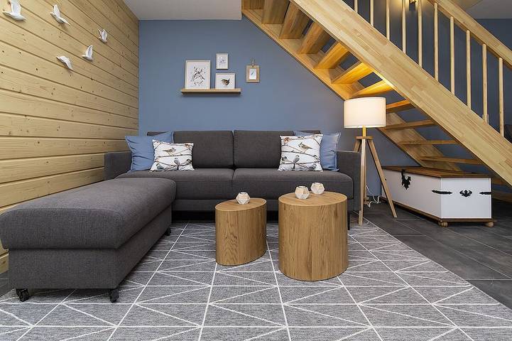 Ferienhaus für 6 Personen, mit Sauna und Terrasse sowie Garten