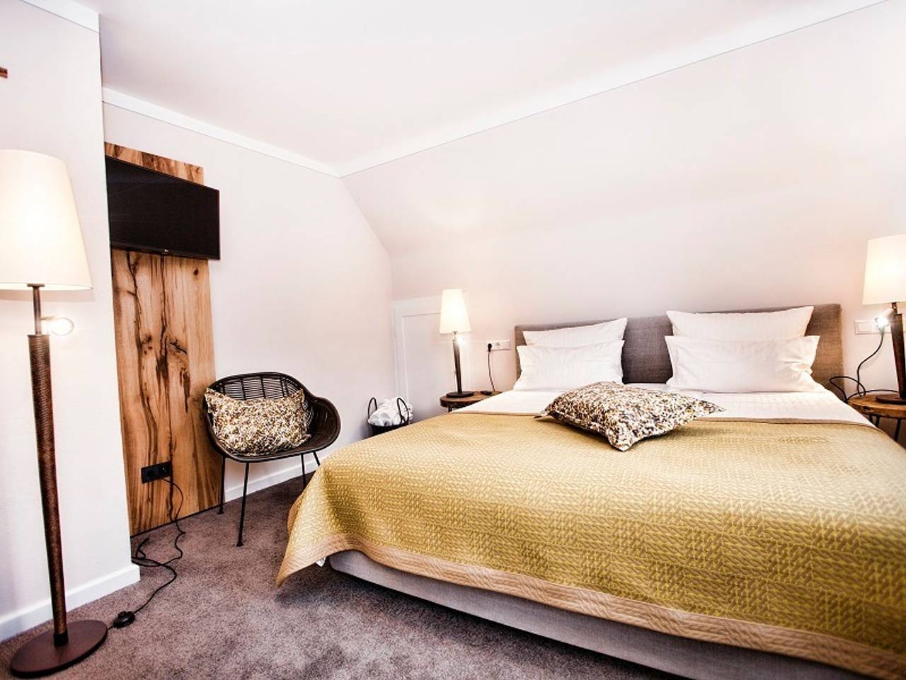 Ferienhaus Nina | Hotel Hirschen Horn | Refugium am See - Ferienhaus Nina, 100 qm, 1 Wohnzimmer, 2 Schlafzimmer, max. 4 Personen in Gaienhofen, Untersee