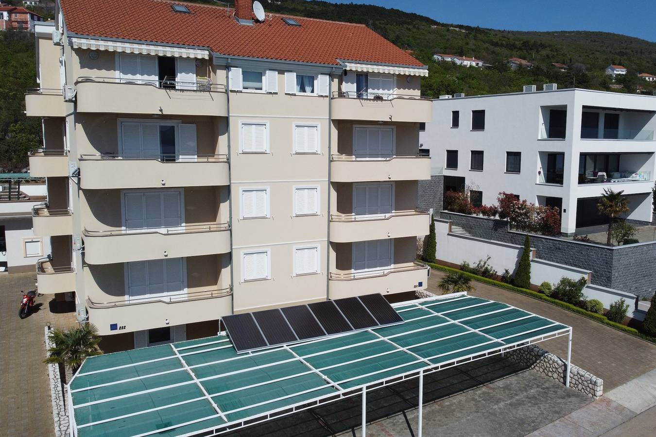 Entire apartment, Studio flat with balcony and sea view Dramalj, Crikvenica As-19997-b in Dramalj, Primorje-Gorski Kotar