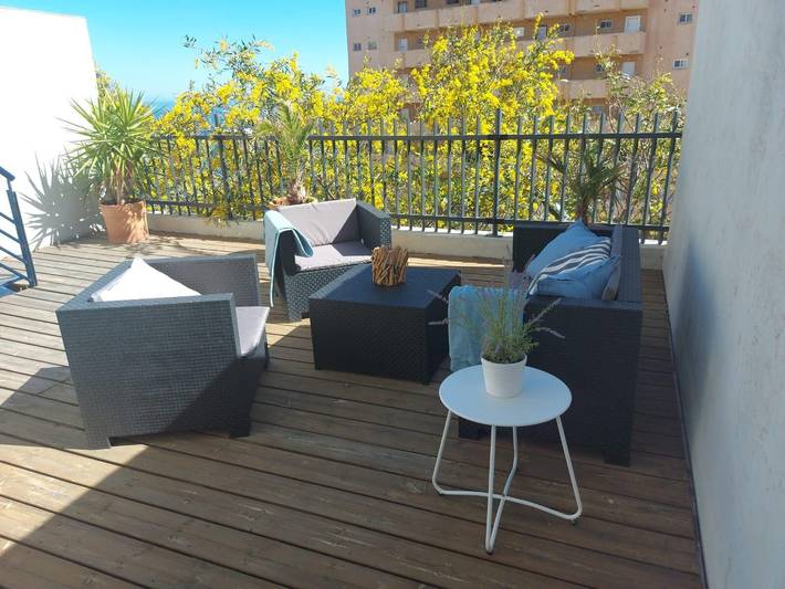 Entire apartment, Apartment 'Beach Horizon' with Sea View, Wi-Fi and Air Conditioning in Torreblanca (Fuengirola), Fuengirola