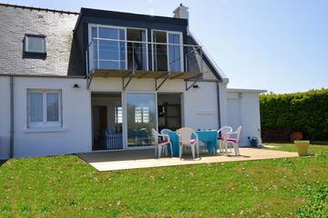 Gîte pour 6 personnes, avec balcon et jardin, animaux acceptés dans Plage Porz Liogan Le Conquet