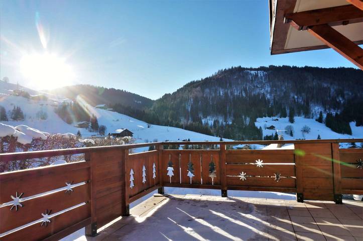 Appartement de vacances pour 4 personnes, avec balcon/terrasse à La Clusaz