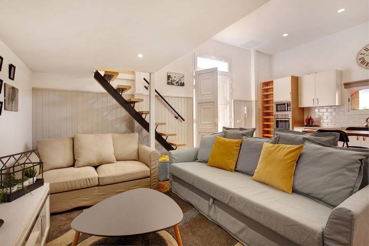 Haustierfreundliche Villa Norte, 2 Häuser mit Pool, Meerblick und Garten in Barrio de San Juan, La Victoria de Acentejo
