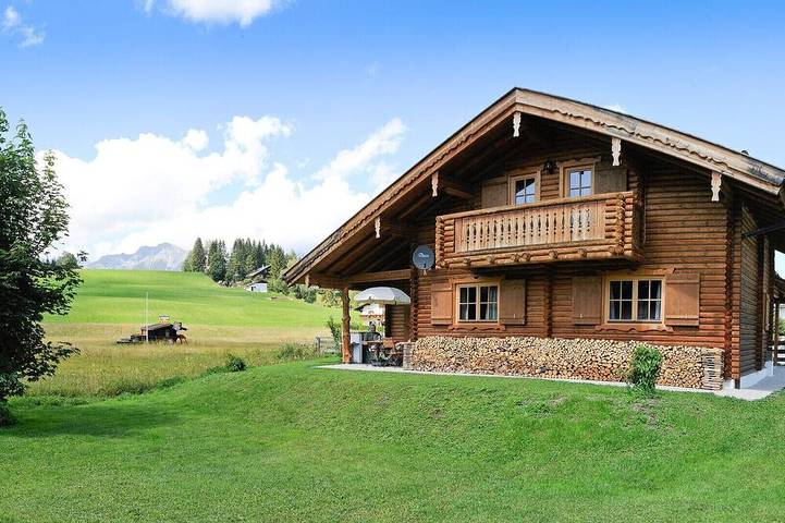 Blockhütte für 6 Personen, mit Garten und Terrasse in Seefeld in Tirol
