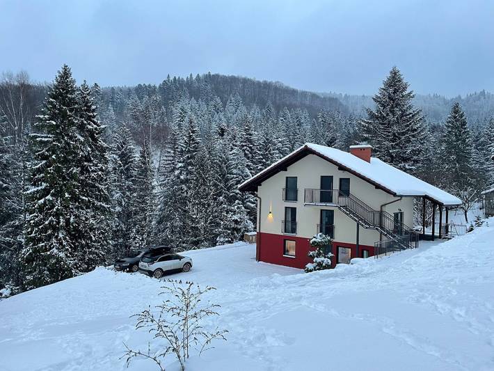 Ferienwohnung für 5 Personen, mit Terrasse und Whirlpool sowie Garten und Sauna in Schlesien