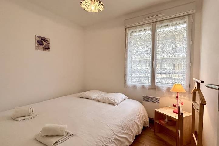 L'échappée - Charmantes Ferienhaus nur einen Steinwurf vom Strand mit Parkplatz und in Fort-Mahon-Plage, Abbeville und Umgebung