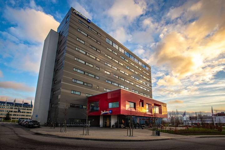 Hotel für 3 Personen, mit Terrasse und Sauna sowie Ausblick in Lund