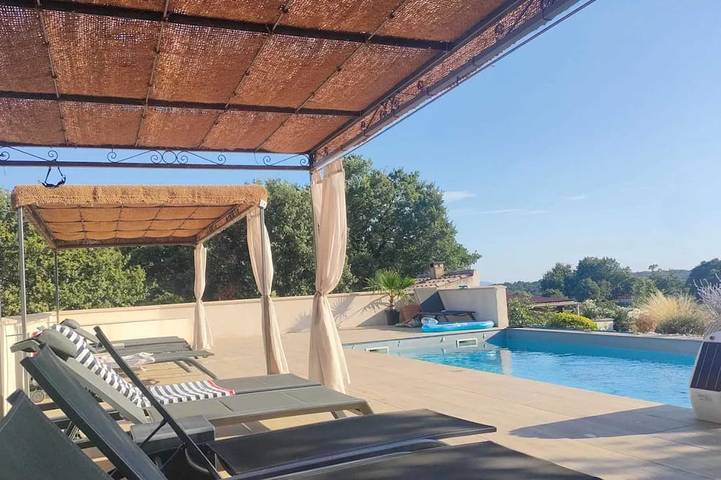 Maison de vacances pour 12 personnes, avec jardin