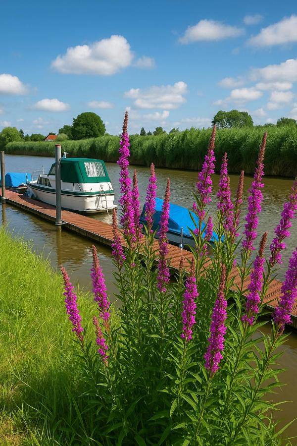Ferienwohnung für 2 Personen, mit Garten und Ausblick sowie Balkon in Grünendeich - 4