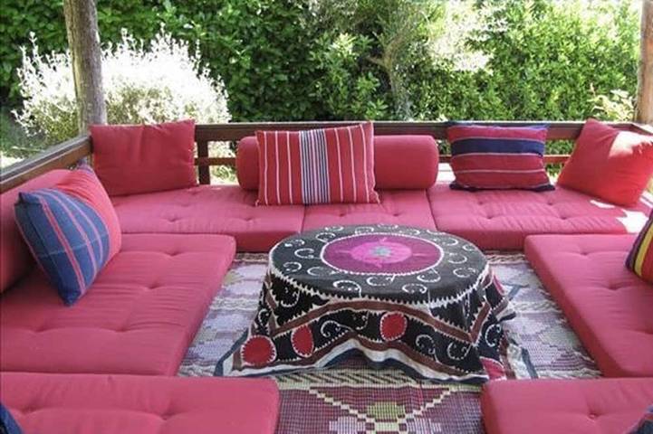 Gîte pour 2 personnes, avec Balcon ainsi que Jacuzzi et Jardin dans Osteria delle Noci