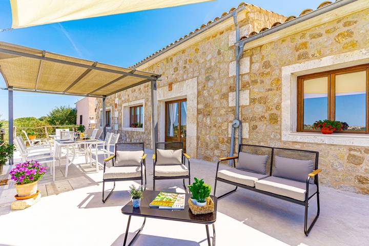 Finca für 8 Personen, mit Terrasse und Garten in Sineu - 4