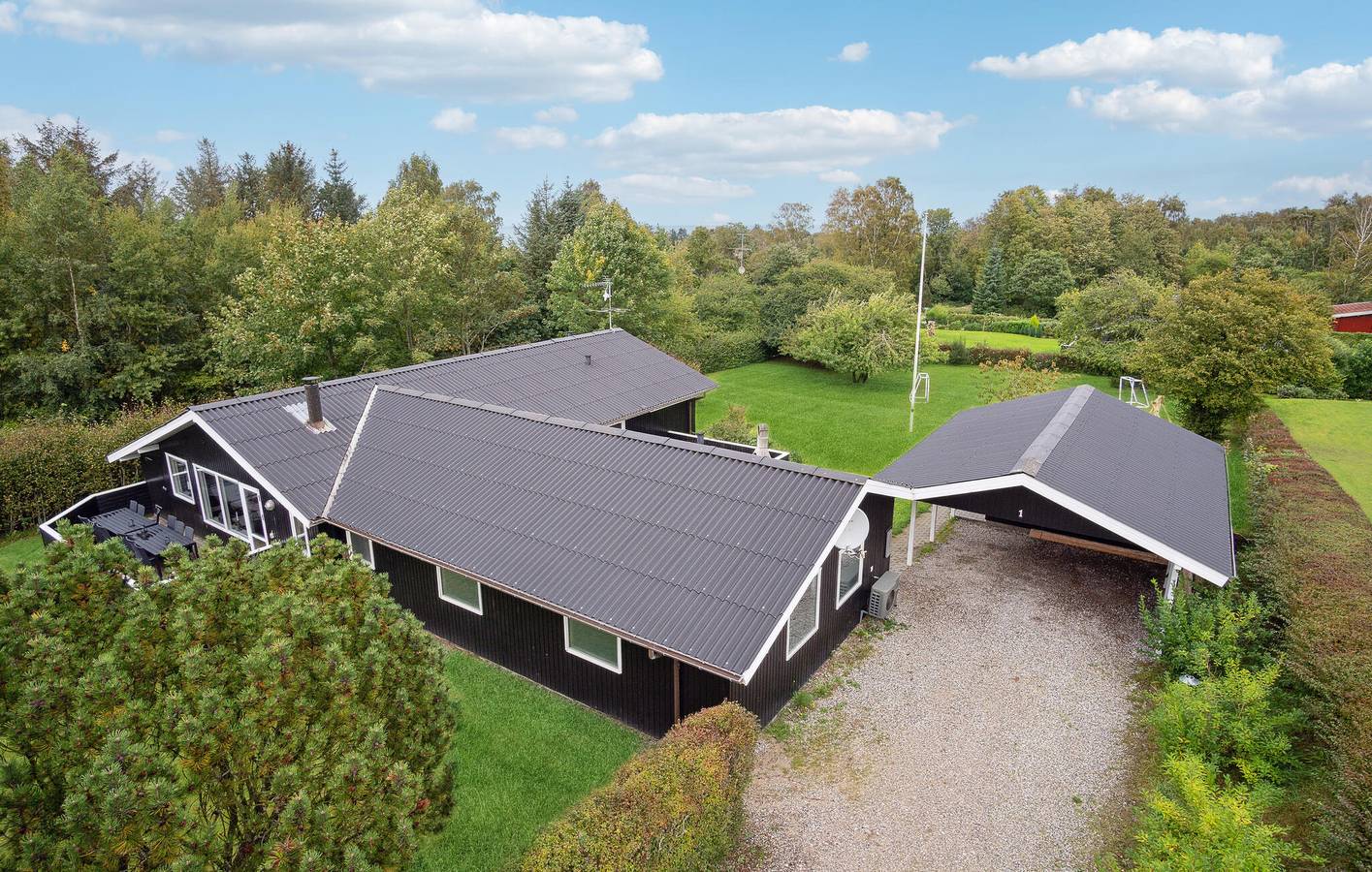 Feriehus for 12 personer med pool in Bønnerup Strand, Glesborg