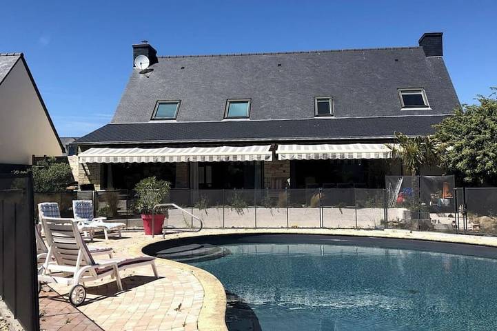 Ferienhaus für 13 Personen, mit Terrasse und Garten