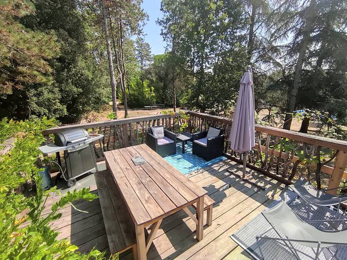 Gîte pour 4 personnes, avec terrasse ainsi que piscine et jardin à Carsac-Aillac - 3