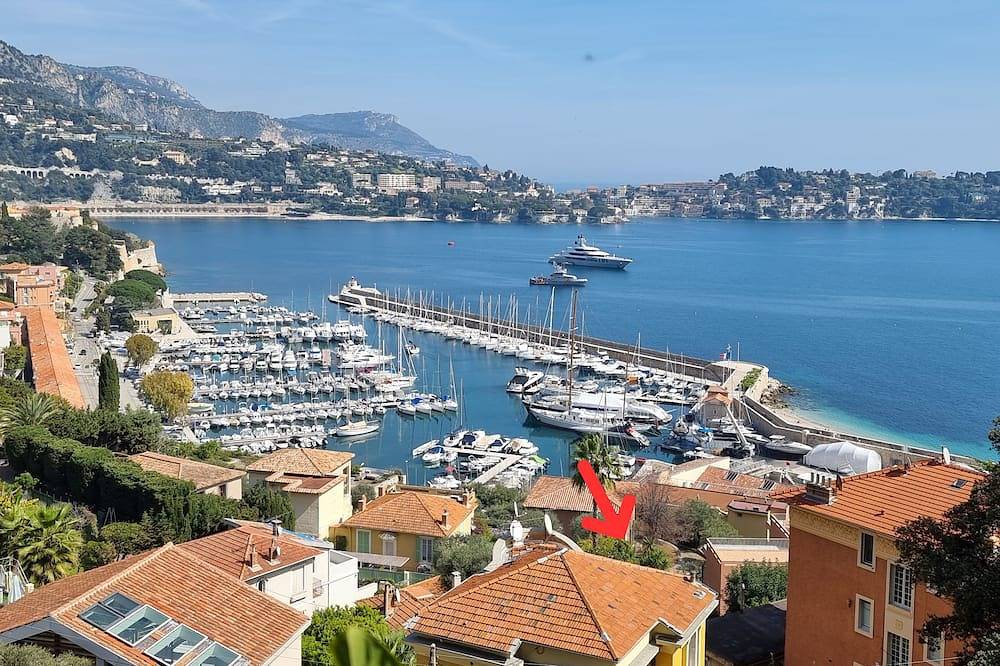 Villa Mi-Rancho with sea view and garden, 5 mn walk from the port and beaches in Villefranche-sur-Mer, Côte méditerranéenne (France)