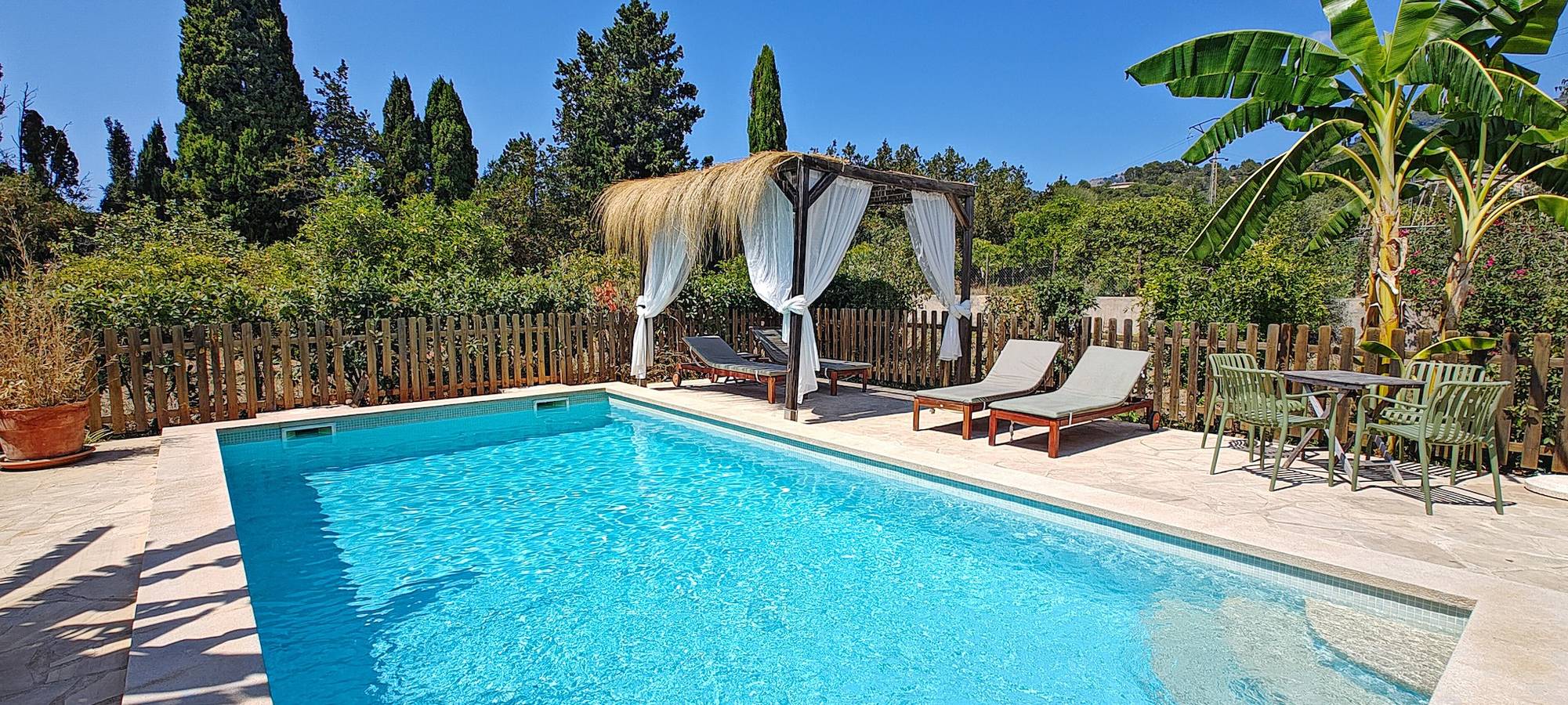 Holiday Home 'S'abeurada Con Piscina En Soller' with Mountain View, Wi-Fi and Air Conditioning in L'Horta, Sóller