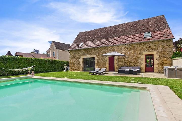 Maison pour 6 personnes, avec jardin à Saint-Julien-de-Lampon