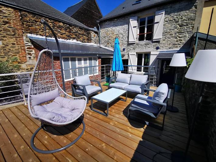 Maison de vacances pour 6 personnes, avec jardin et vue