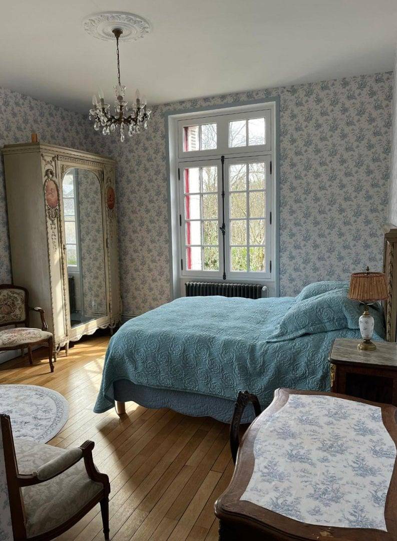 Chambres d'hôtes au Castel Saint Laurent - Chambre bleue in Langeais, Vallée de la Loire