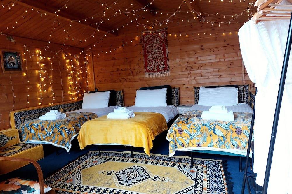 Pilgrims of the Goddess - Cabin in Glastonbury, Somerset