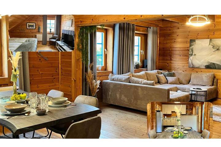 Ferienhaus für 8 Personen, mit Garten und Whirlpool in Lähden