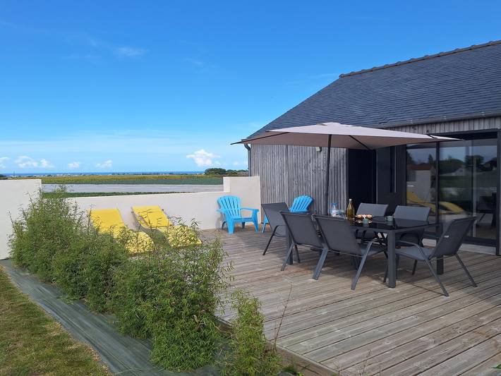 Casa en Bretaña con Vista al Mar in Cléder, Ceinture Dorée