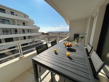 Cottage pour 4 personnes, avec terrasse dans Casino de Valras Plage
