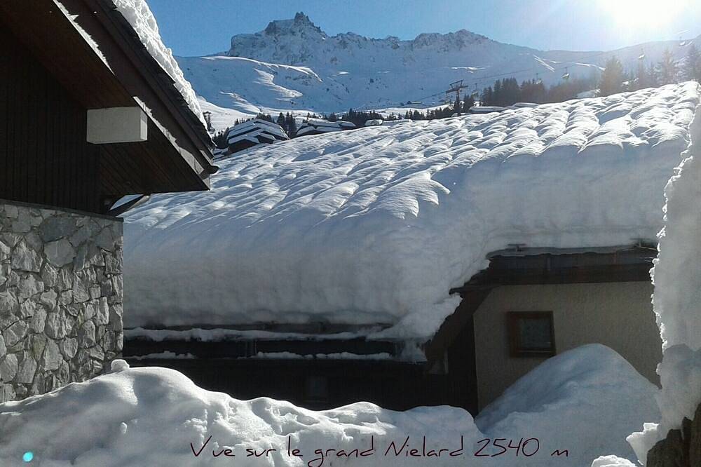 Ganze Wohnung, Valmorel Wohnung (4 Personen 30 m2) zurück zu den Skiern. Terrasse mit Veranda. in Valmorel, Les Avanchers-Valmorel