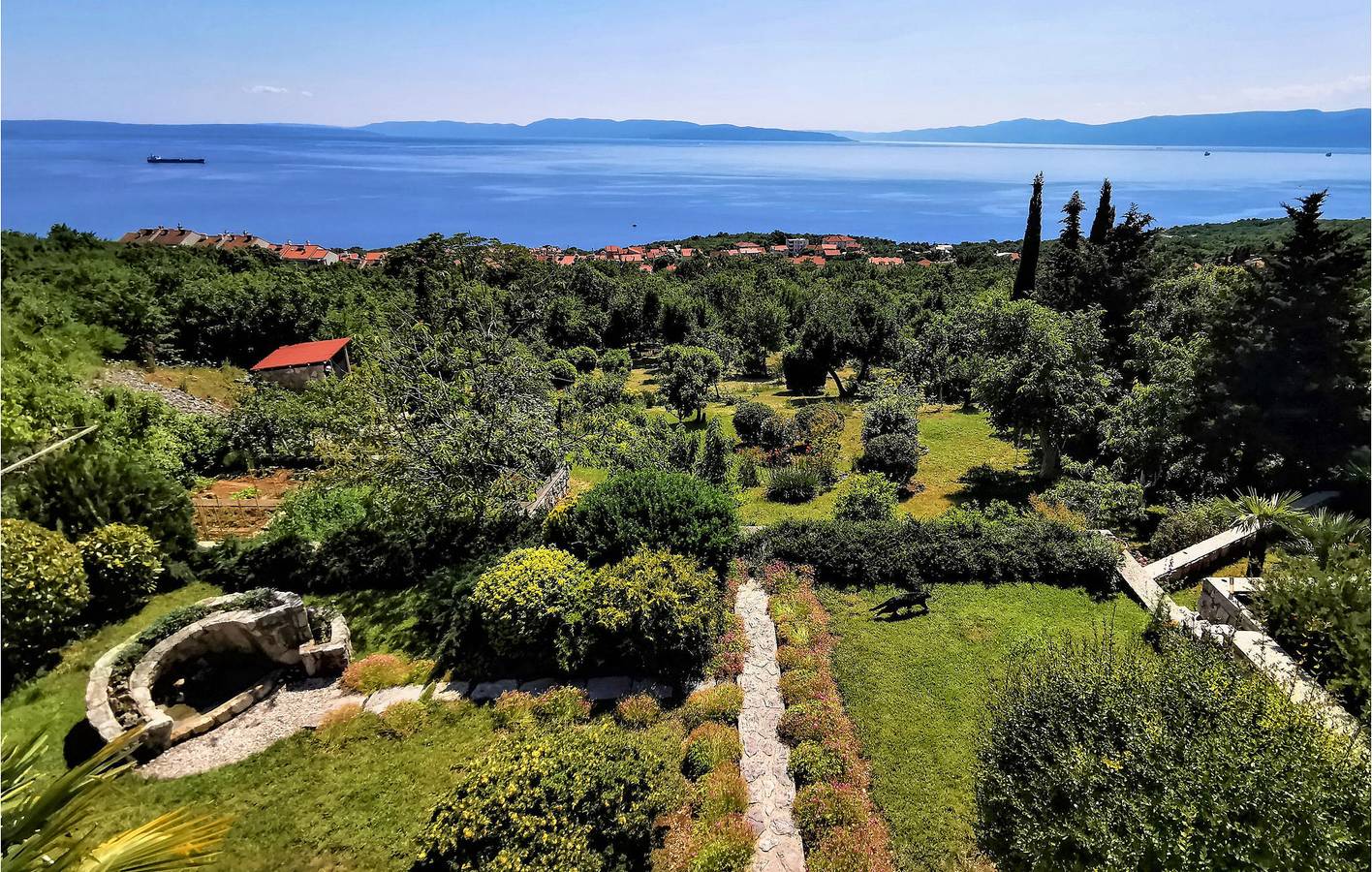 Ganze Ferienwohnung, Ferienwohnung für 6 Personen mit Terrasse in Vrh Martinscice, Primorje-Gorski Kotar